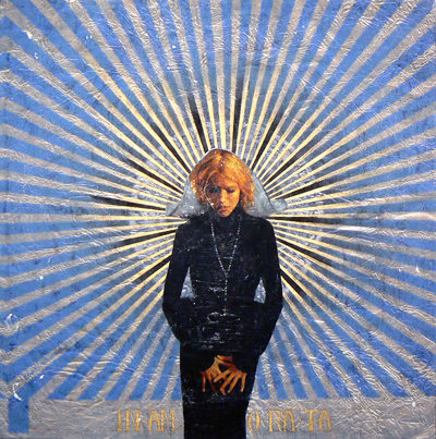 Anielka Hampson Painting Tunnocks Blue